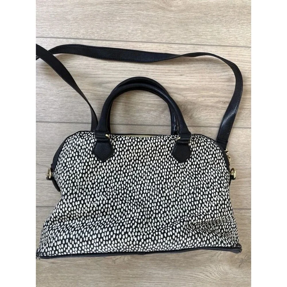 Betsy Johnson Vegan moto biker chain bag